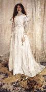 James Abbott McNeil Whistler Symphony in white No 1 The White Girl Sweden oil painting artist